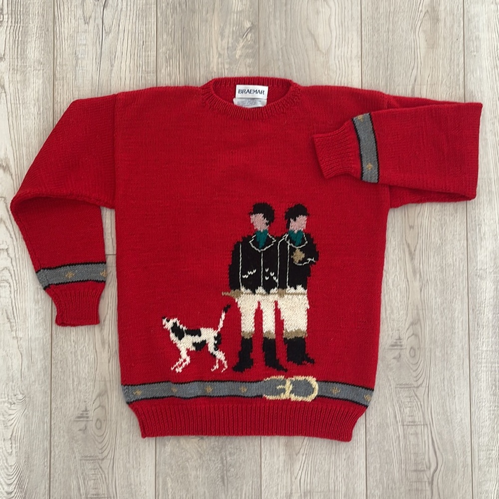 Vintage 90’s Braemar Hunting Sweater